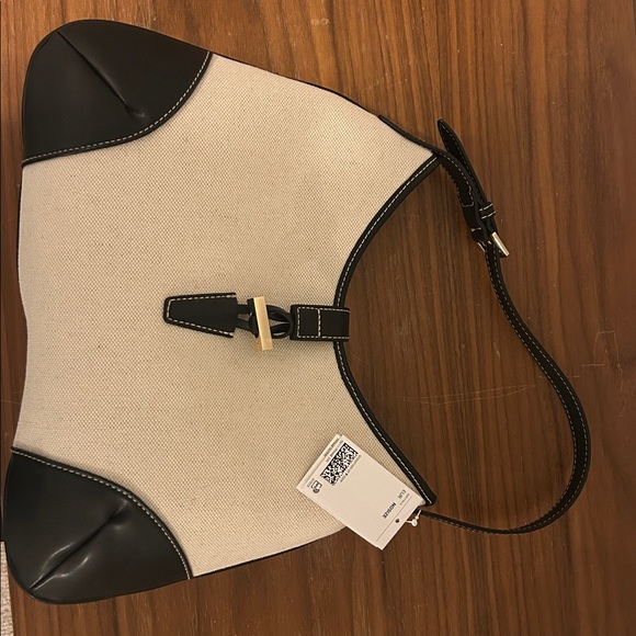 H&M Black and Cream Women's Bag - Picture 3 of 4